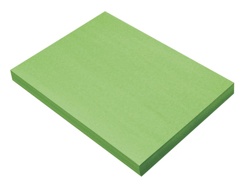 Prang (Formerly SunWorks) Construction Paper, Bright Green, 9" x 12", 100 Sheets - Image 1